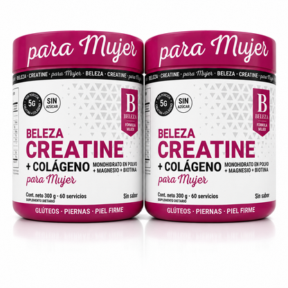 BELEZA® — Creatina + Colágeno para Mujer