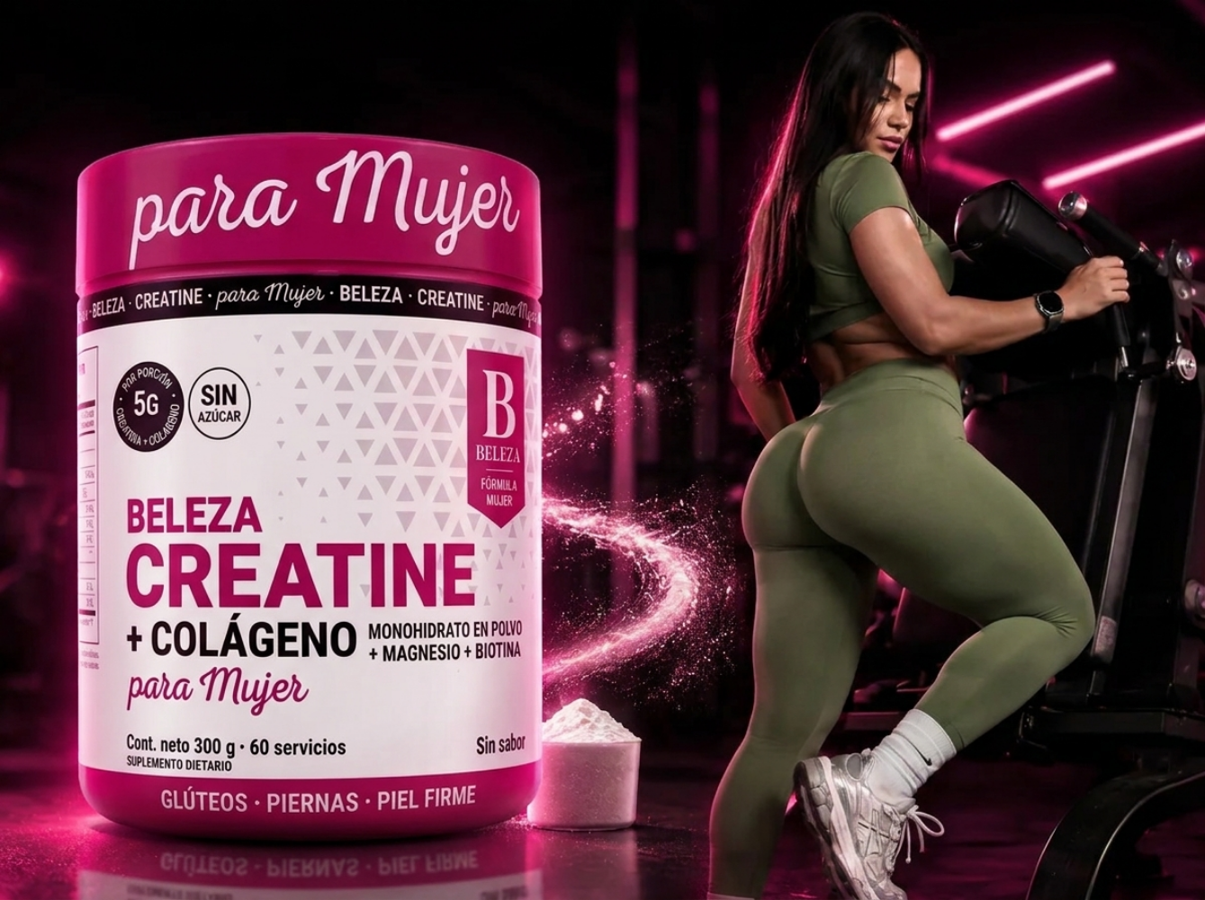 BELEZA® — Creatina + Colágeno para Mujer