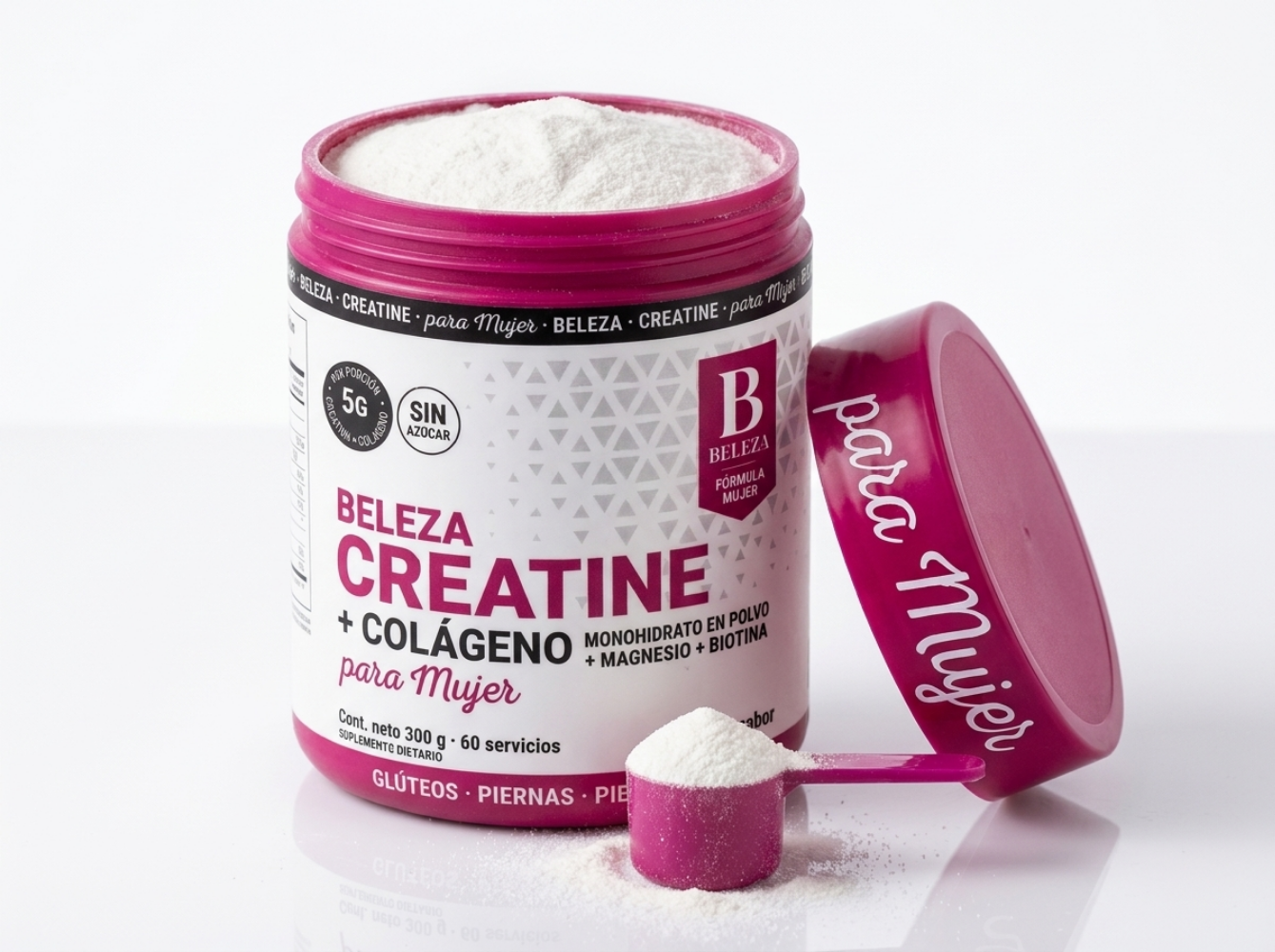 BELEZA® — Creatina + Colágeno para Mujer