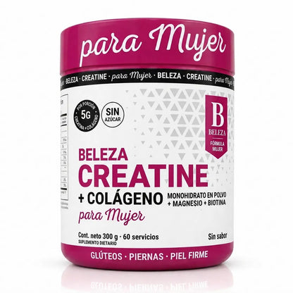 BELEZA® — Creatina + Colágeno para Mujer