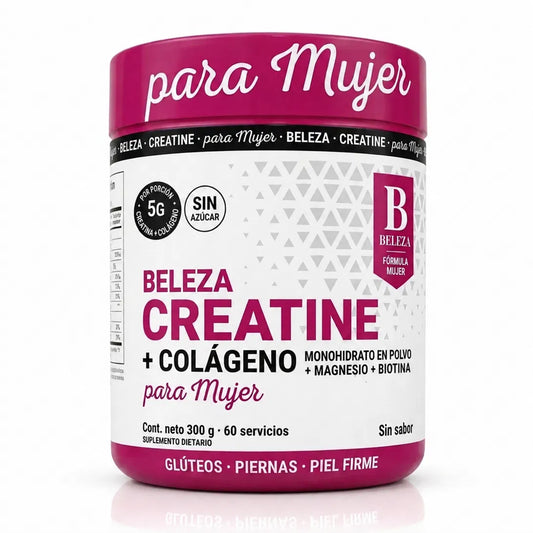 BELEZA® — Creatina + Colágeno para Mujer